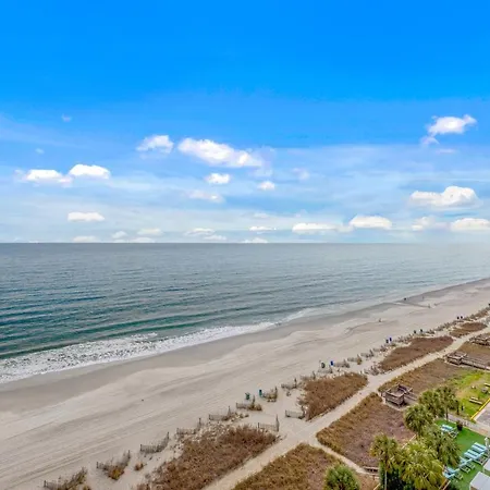 Oceanview Studio Escape With Beach Steps Away! 1828 Myrtle Beach Esterno foto